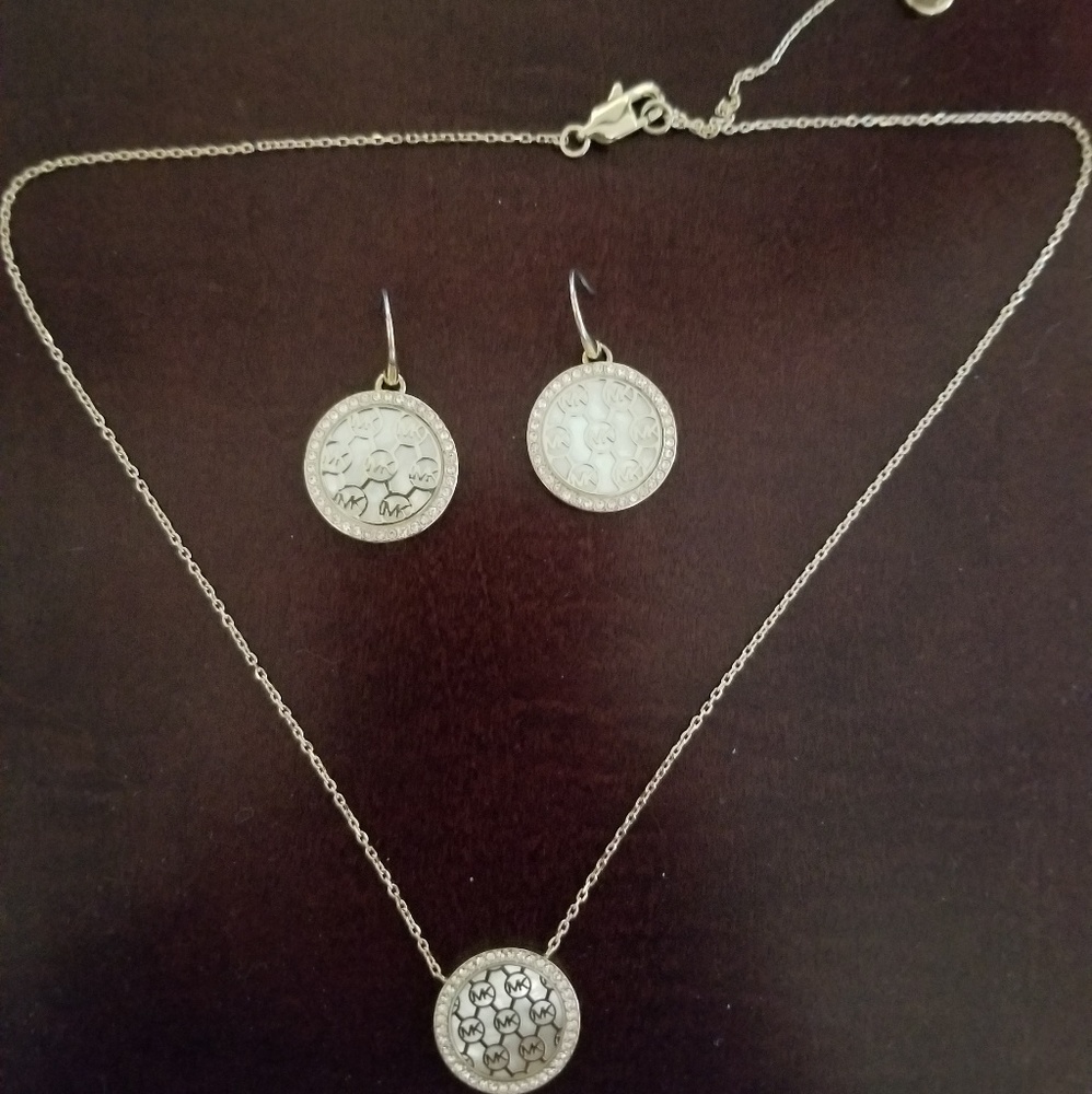 Michael Kors necklace and earring set